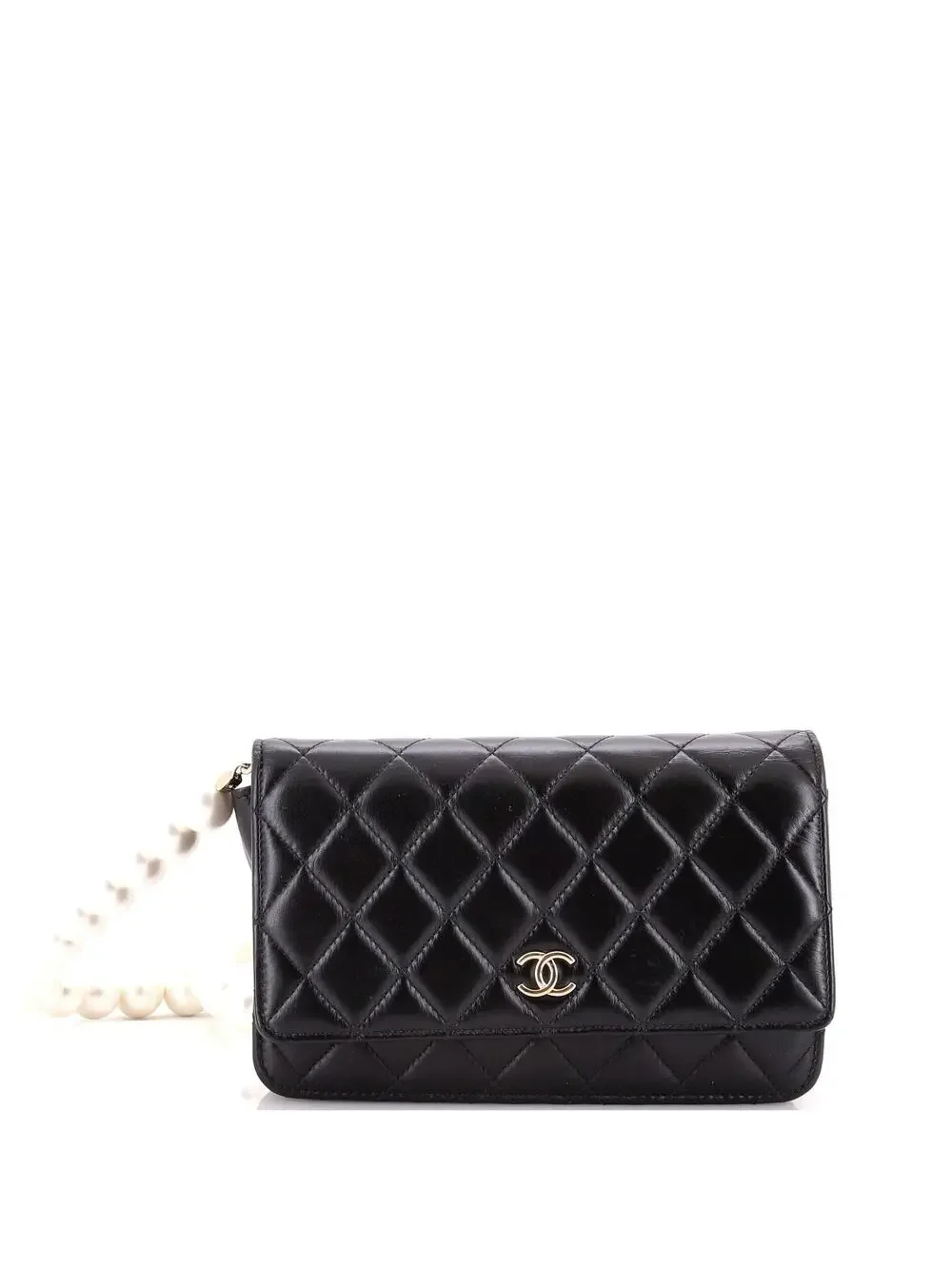 Chanel Pearl Strap Cc Wallet On Chain #235170C34B